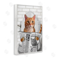 Matthew Piotrowicz | Whimsy Cat on Toilet