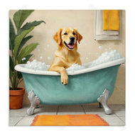 Kim Allen | Bubble Bath Labrador Dog