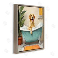 Kim Allen | Bubble Bath Labrador Dog