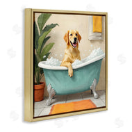 Kim Allen | Bubble Bath Labrador Dog