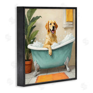 Kim Allen | Bubble Bath Labrador Dog