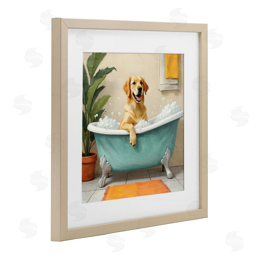 Kim Allen | Bubble Bath Labrador Dog