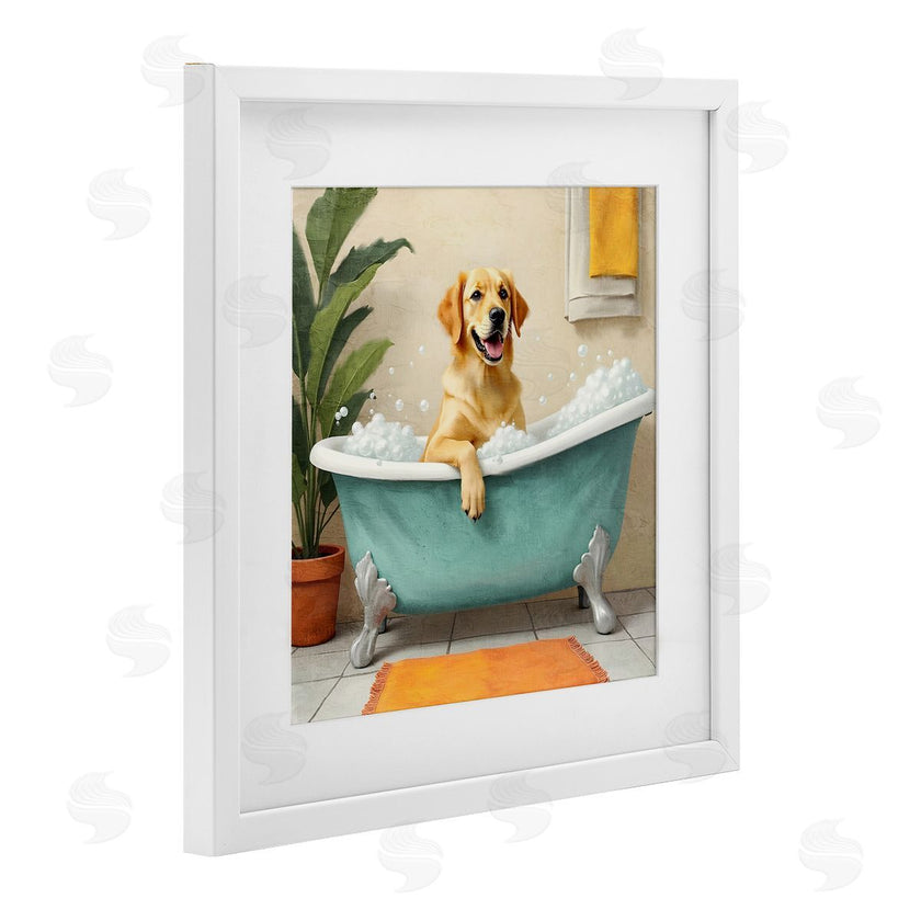 Kim Allen | Bubble Bath Labrador Dog