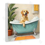 Kim Allen | Bubble Bath Labrador Dog