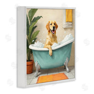 Kim Allen | Bubble Bath Labrador Dog