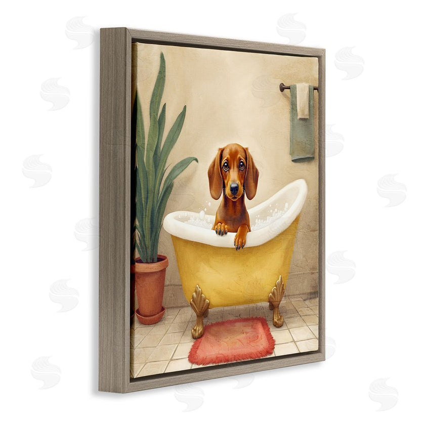 Kim Allen | Bubble Bath Brown Dog