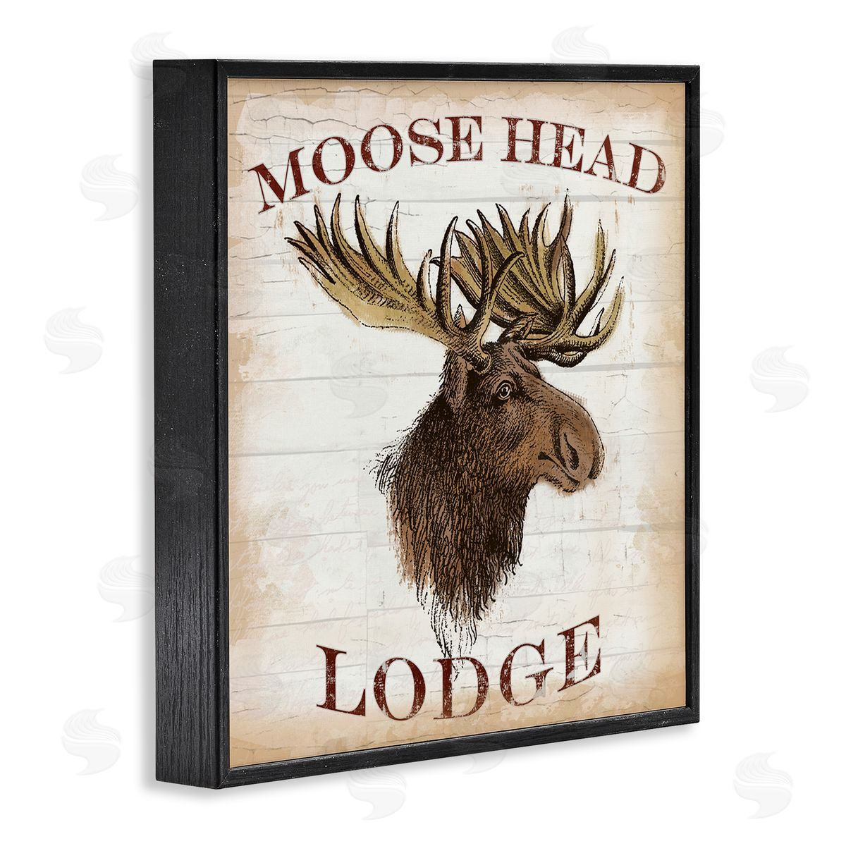 Lula Bijoux & co. Moose Head Lodge Canvas Wall Art Print