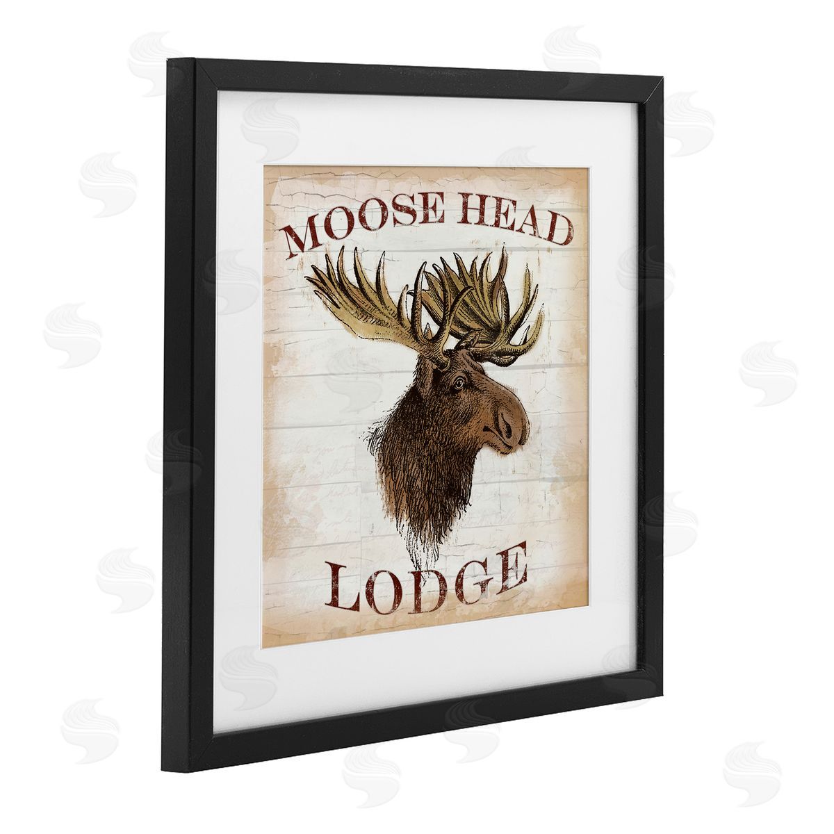 Lula Bijoux & co. Moose Head Lodge Canvas Wall Art Print