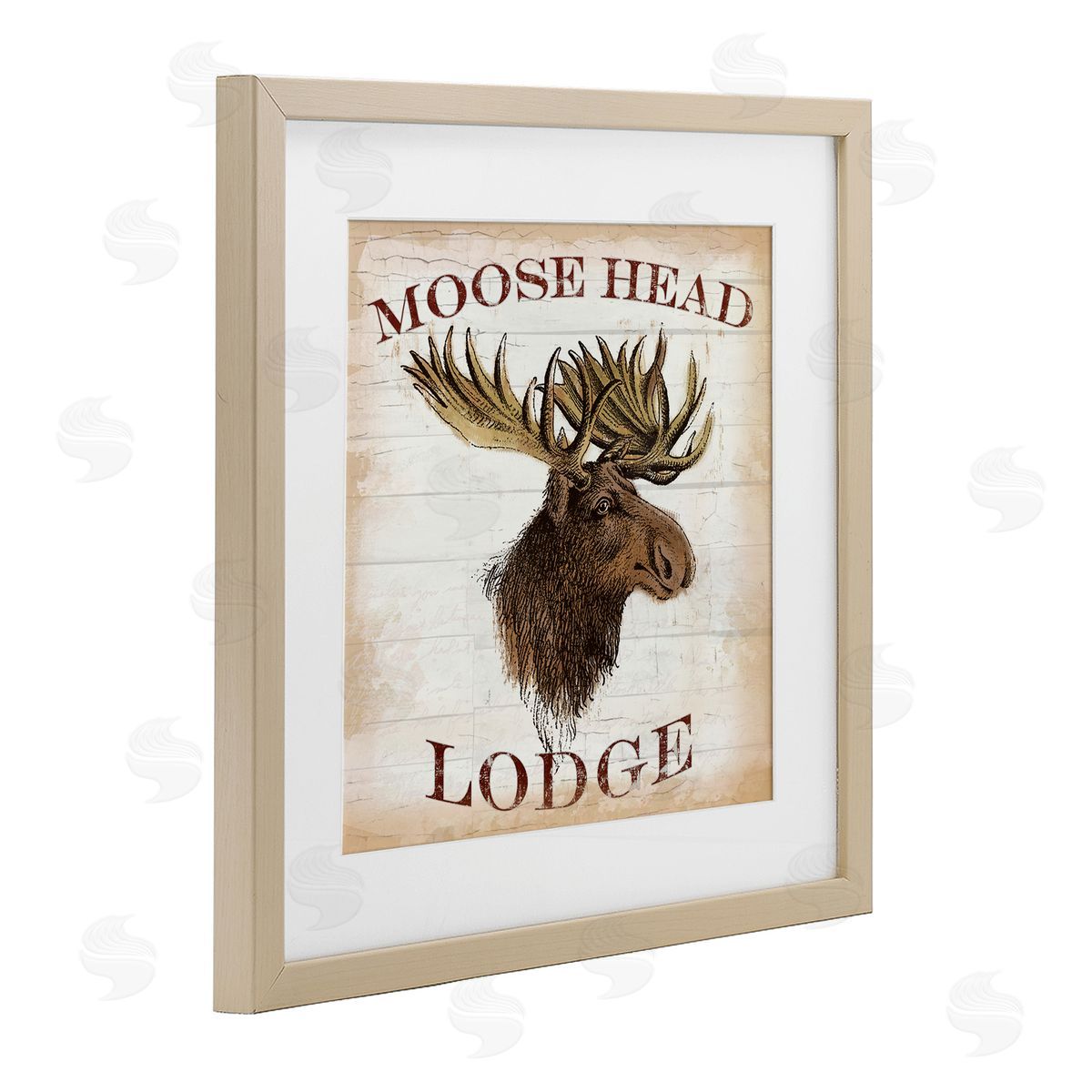Lula Bijoux & co. Moose Head Lodge Canvas Wall Art Print