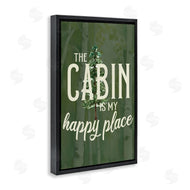 Kim Allen | Cabin is Happy Places Green