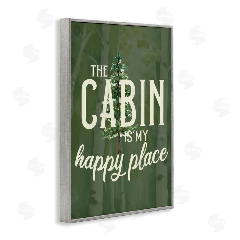 Kim Allen | Cabin is Happy Places Green