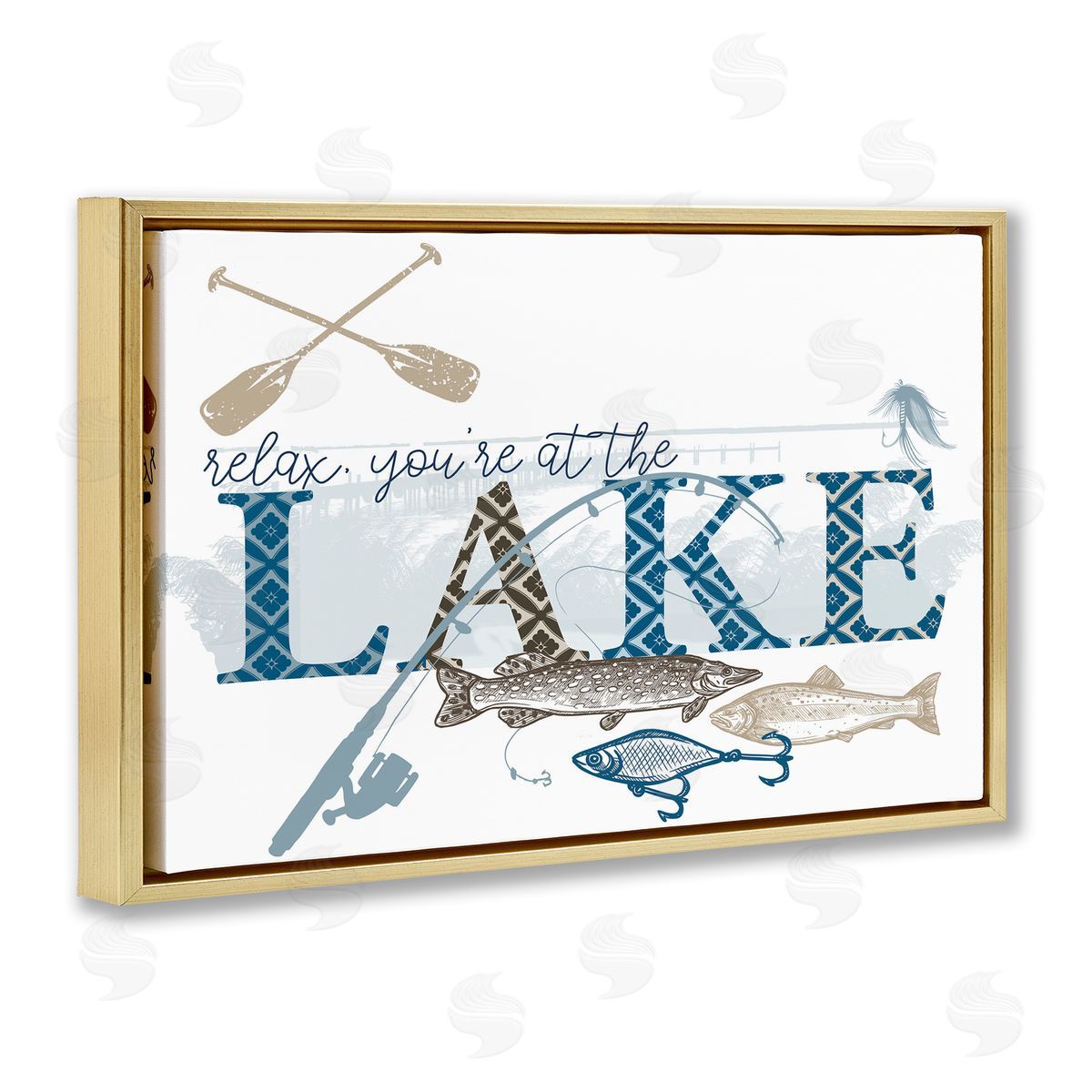 Kim Allen Always Better Lake Fishing Canvas Wall Art Print