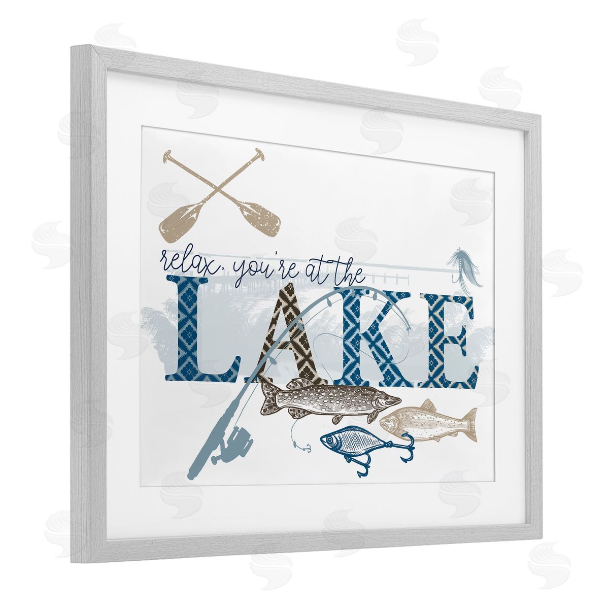 Kim Allen Always Better Lake Fishing Canvas Wall Art Print