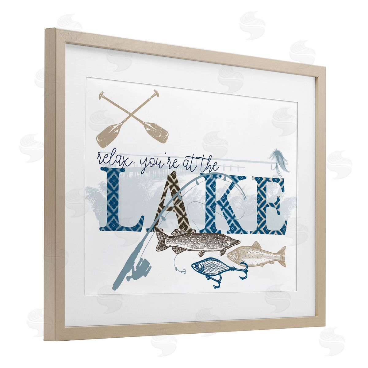 Kim Allen Always Better Lake Fishing Canvas Wall Art Print