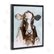 casa cartissi | Abstract Cow on Blue