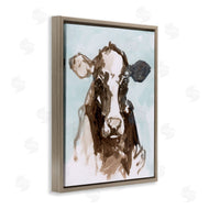 casa cartissi | Abstract Cow on Blue