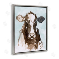 casa cartissi | Abstract Cow on Blue