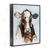 casa cartissi | Abstract Cow on Blue
