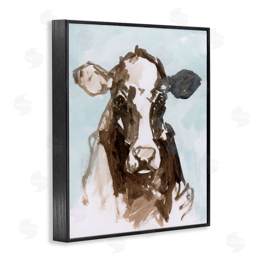 casa cartissi | Abstract Cow on Blue