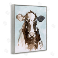 casa cartissi | Abstract Cow on Blue