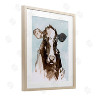 casa cartissi | Abstract Cow on Blue