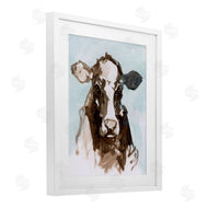 casa cartissi | Abstract Cow on Blue