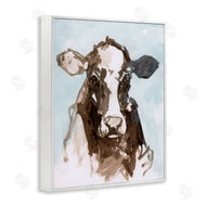 casa cartissi | Abstract Cow on Blue