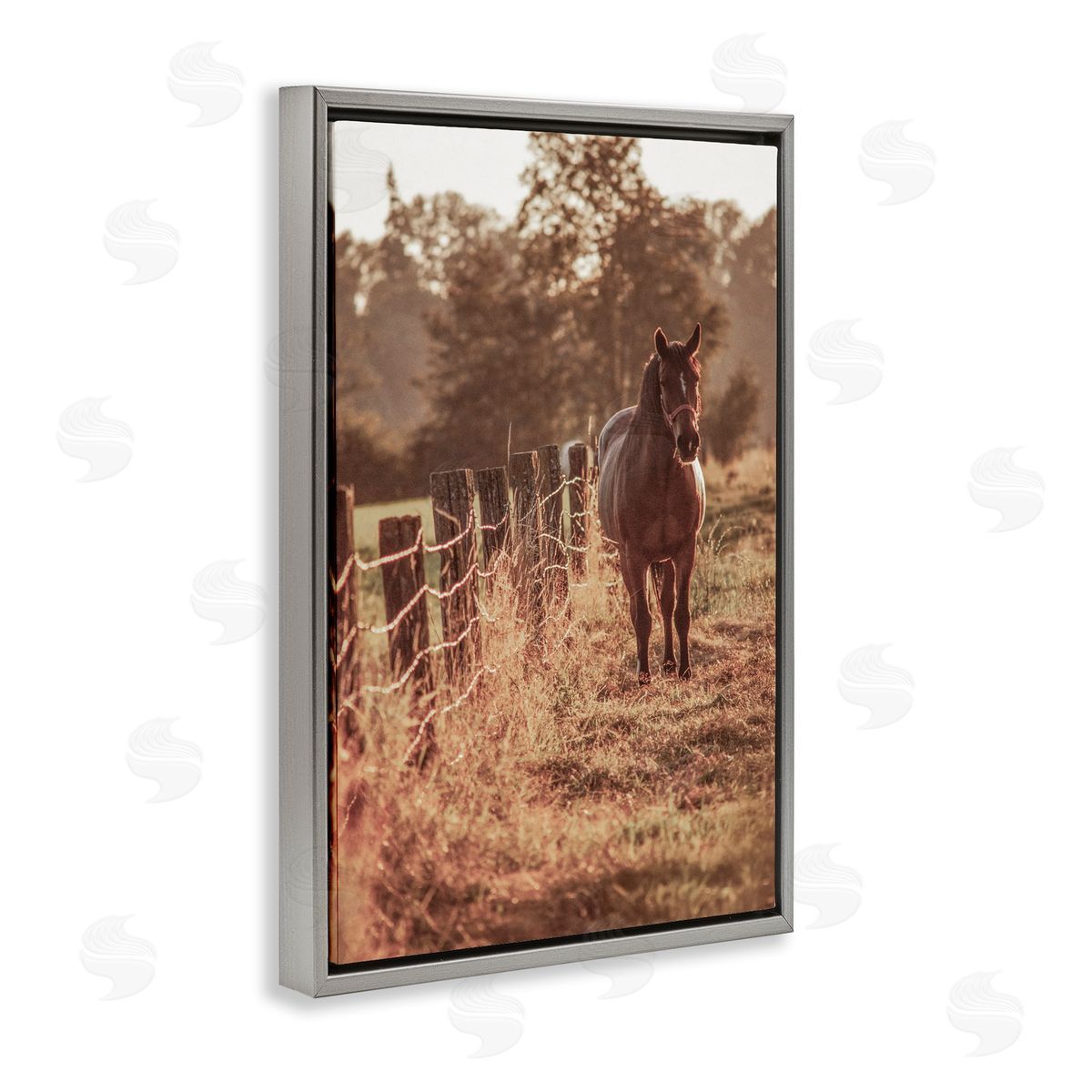 Norm Stelfox Horse's Ranch Scene Canvas Wall Art Print