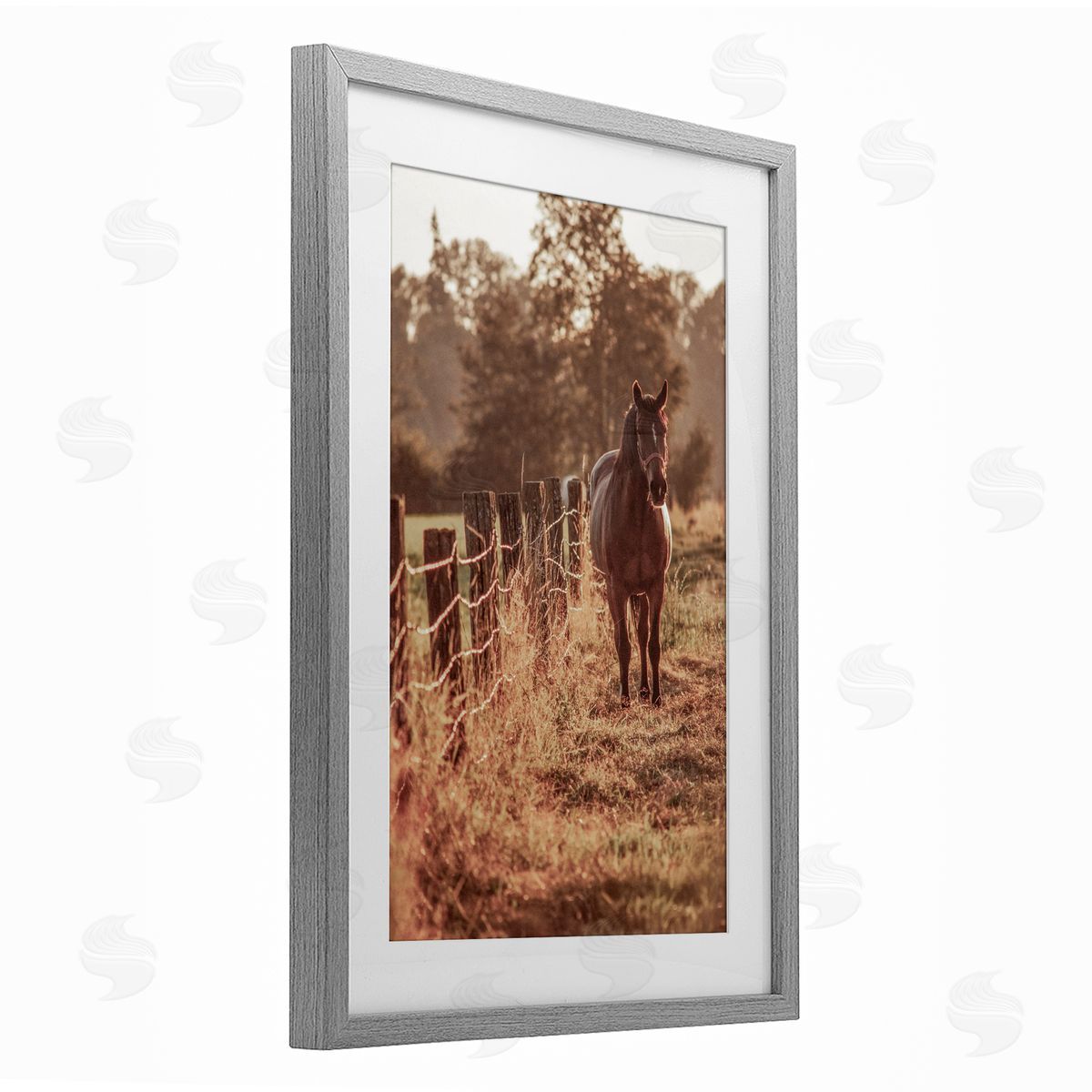 Norm Stelfox Horse's Ranch Scene Canvas Wall Art Print