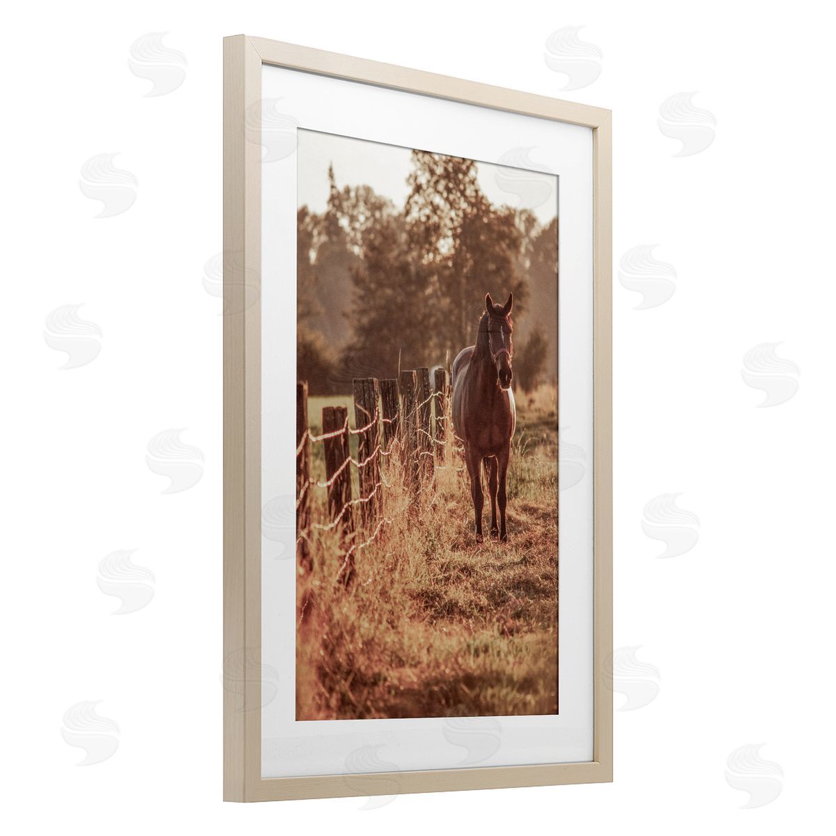 Norm Stelfox Horse's Ranch Scene Canvas Wall Art Print