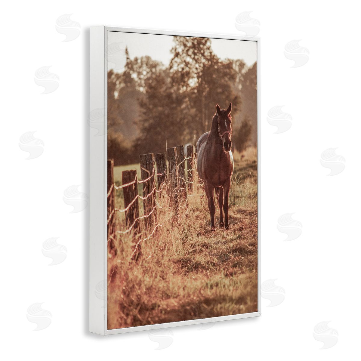 Norm Stelfox Horse's Ranch Scene Canvas Wall Art Print
