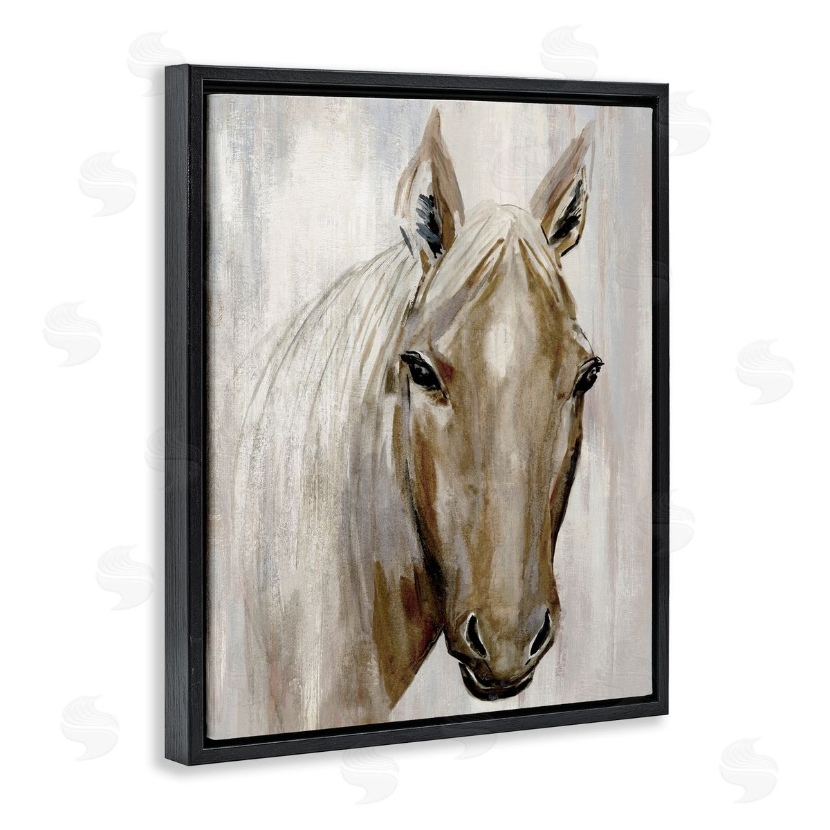 Hannah Dawson Golden Horse Portrait Canvas Wall Art Print