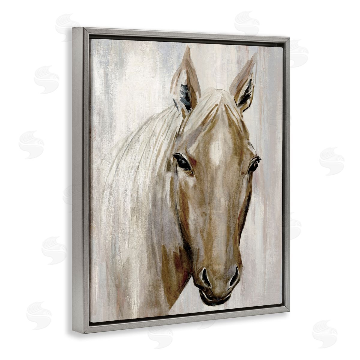 Hannah Dawson Golden Horse Portrait Canvas Wall Art Print