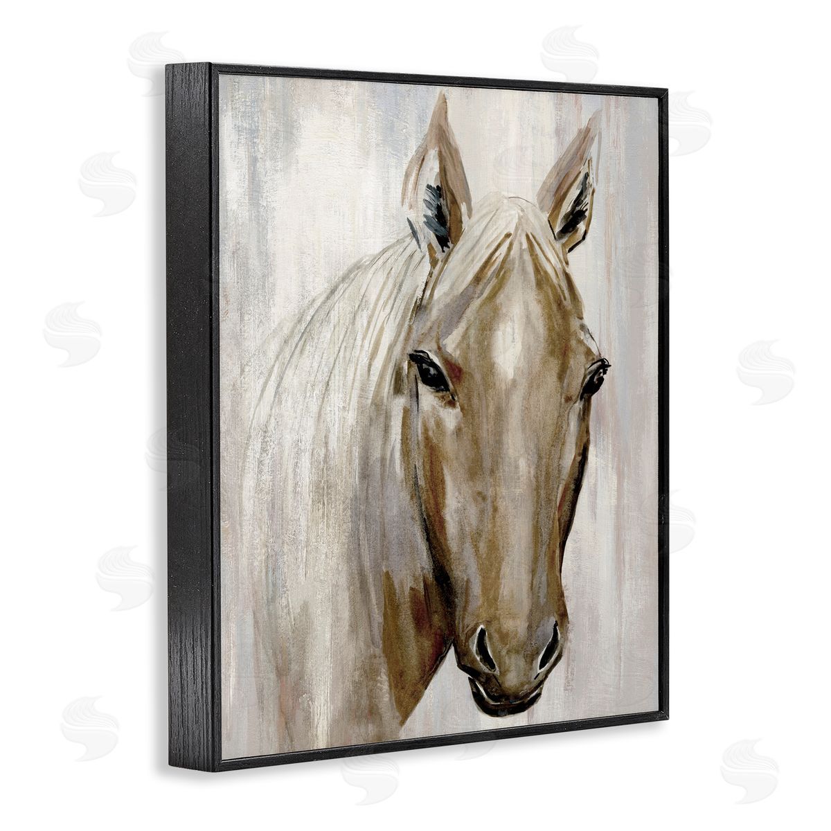 Hannah Dawson Golden Horse Portrait Canvas Wall Art Print