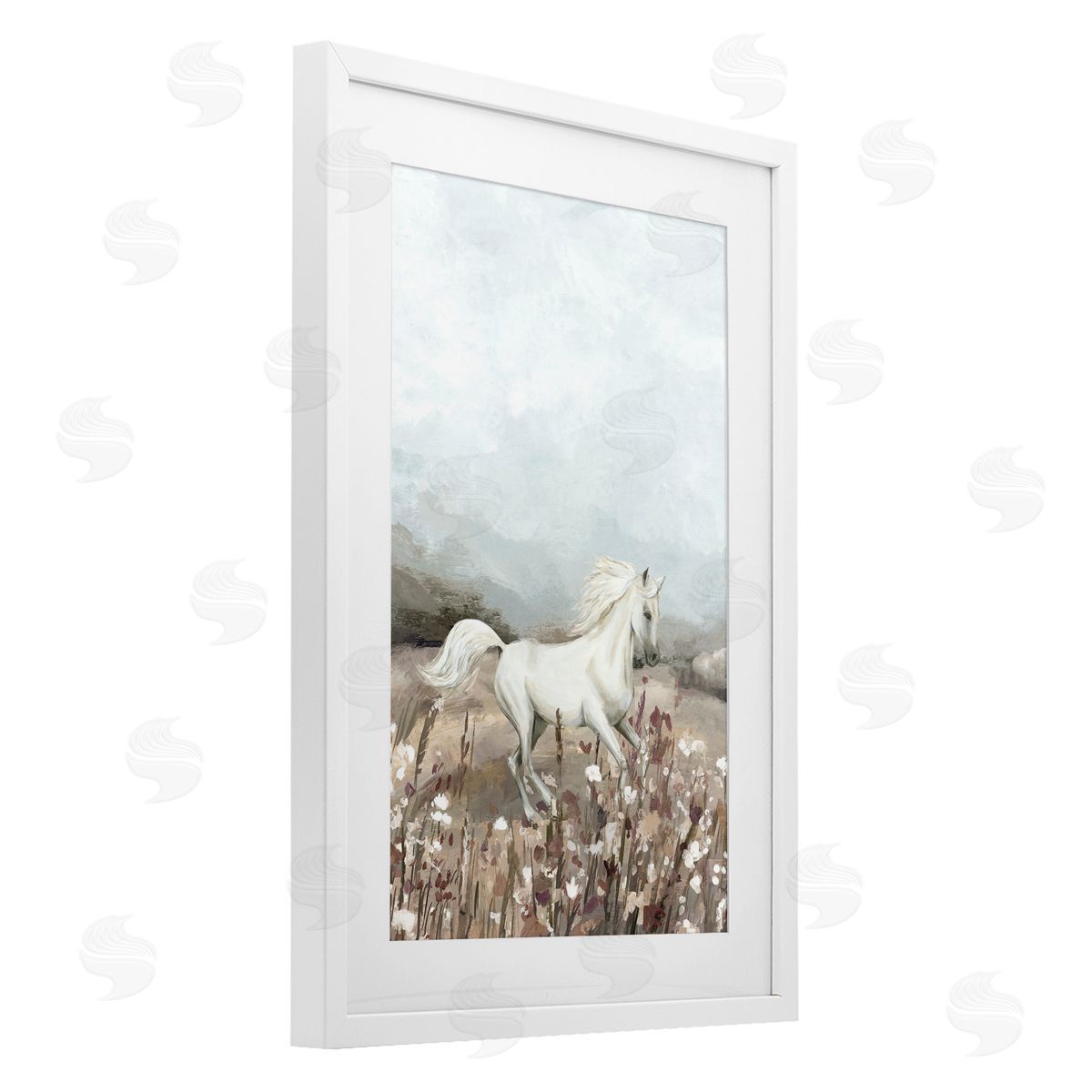 Hannah Dawson Wildflower Grace Horse Canvas Wall Art Print