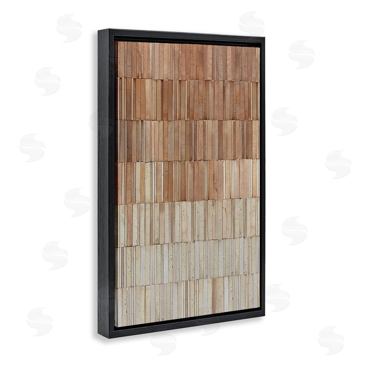 Flora Kouta Tiled Terracotta Wall Canvas Wall Art Print