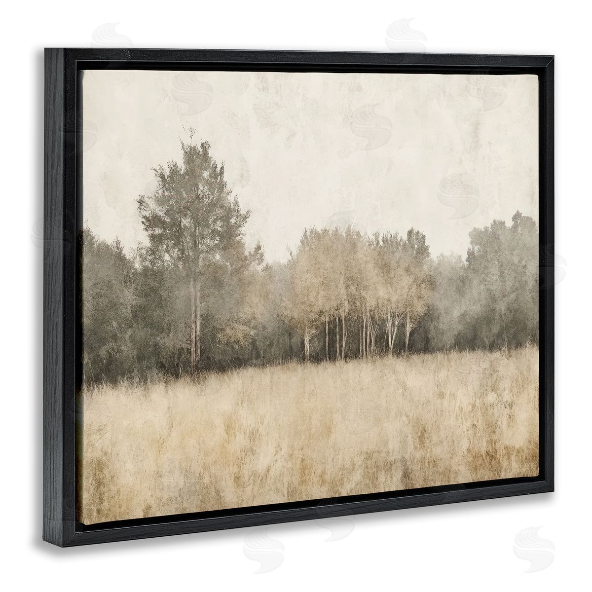 Mona Grace Woodland Watercolors in Neutrals Canvas Wall Art Print