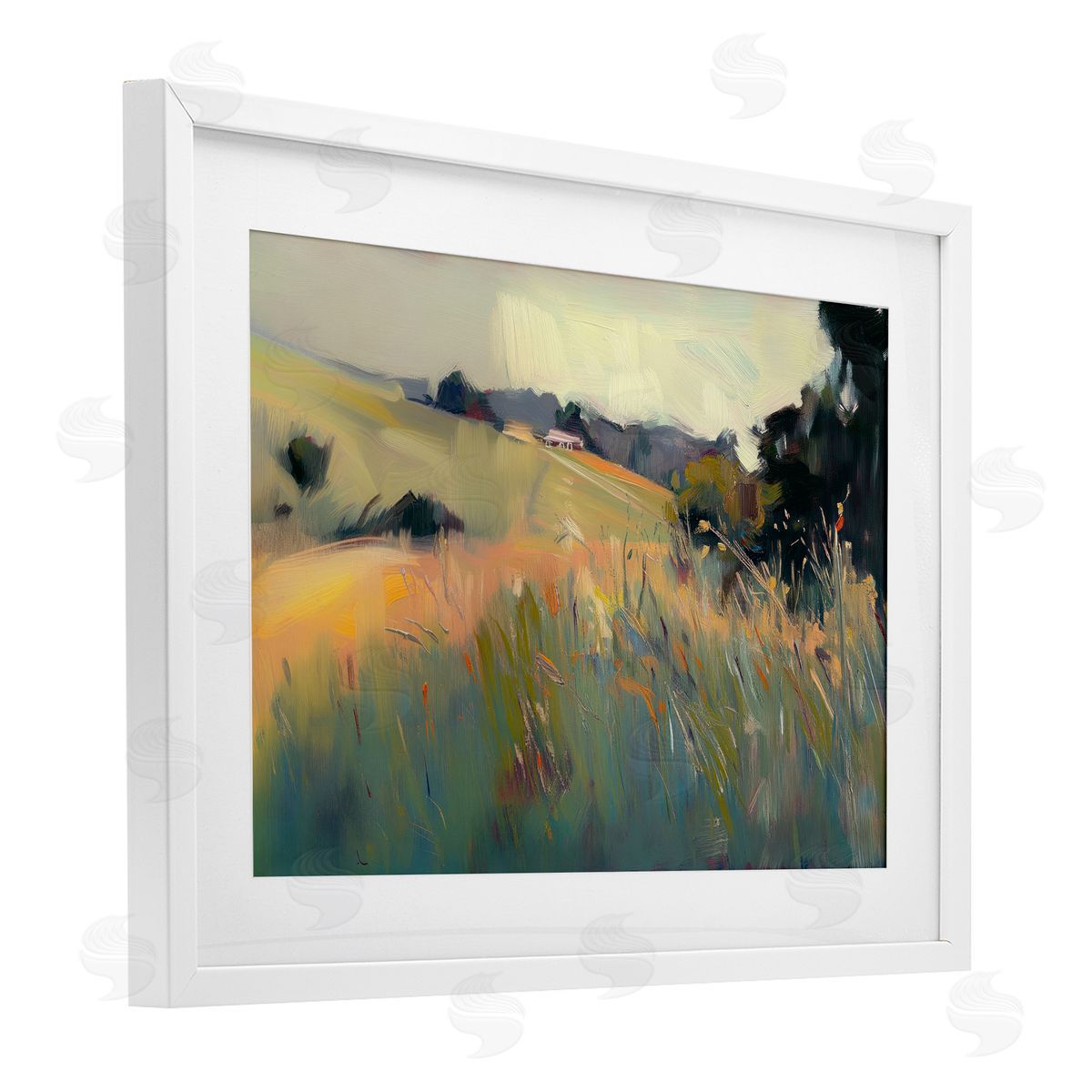 Elara Yasna Modern Tranquil Plains Canvas Wall Art Print