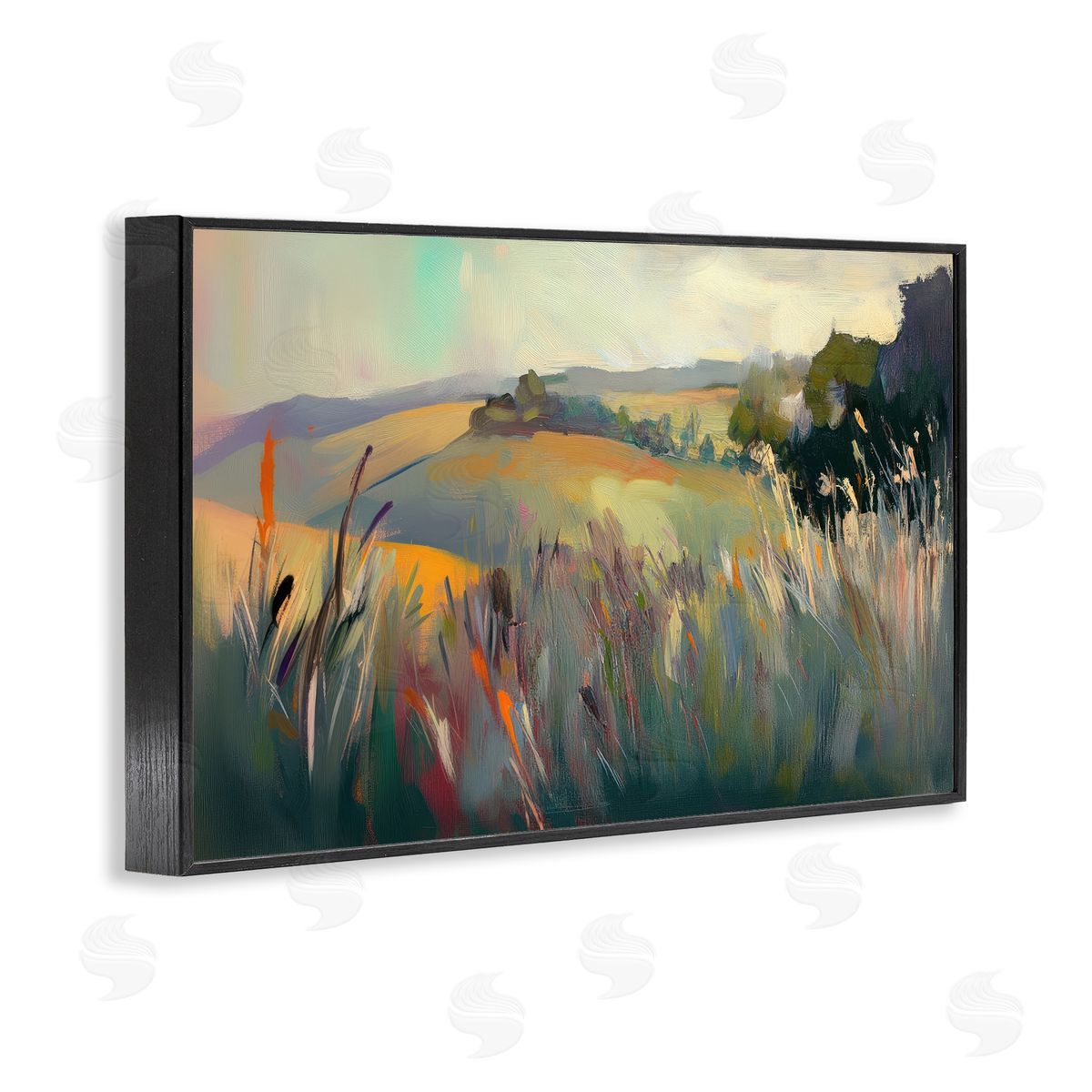Elara Yasna Tranquil Plains Landscape Canvas Wall Art Print