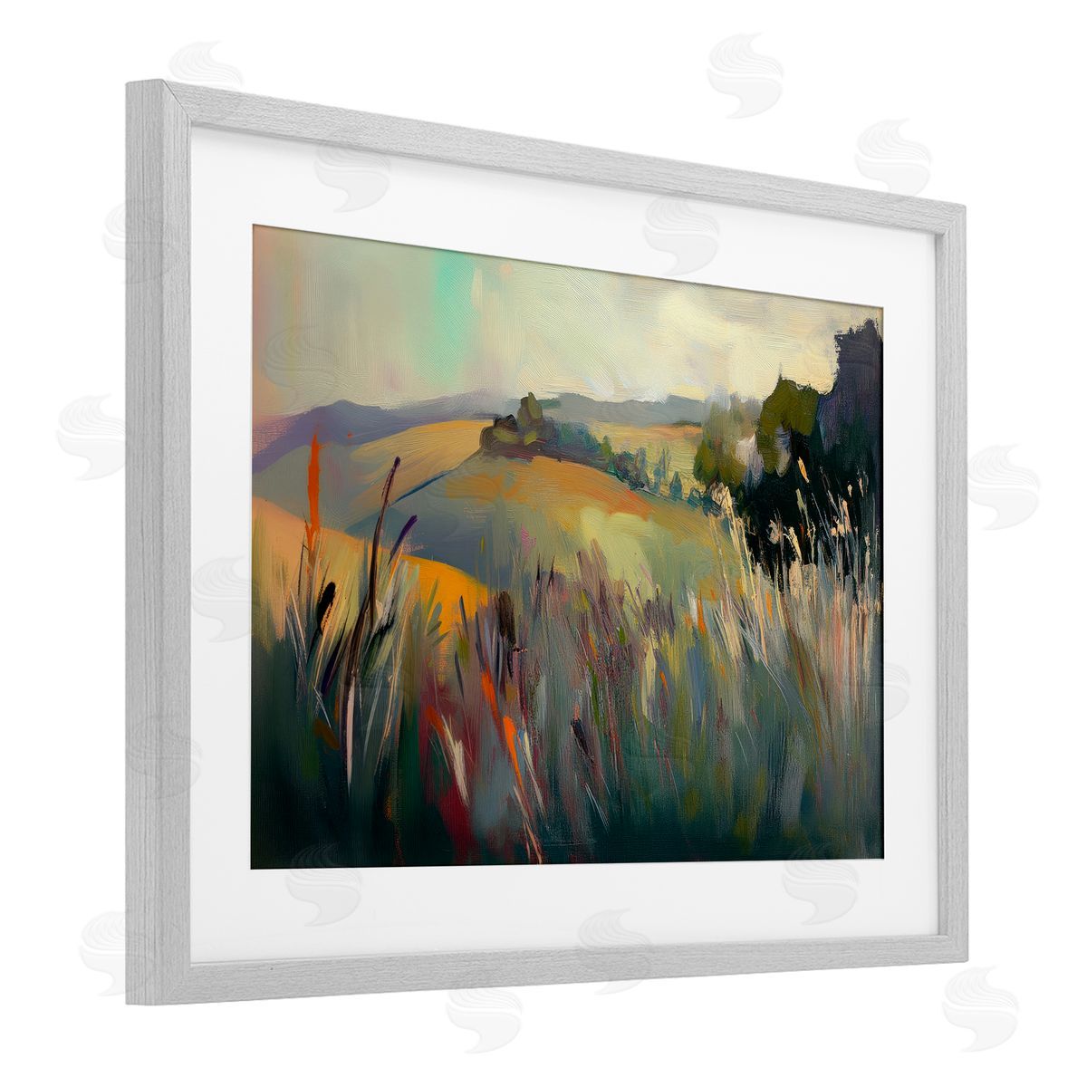 Elara Yasna Tranquil Plains Landscape Canvas Wall Art Print