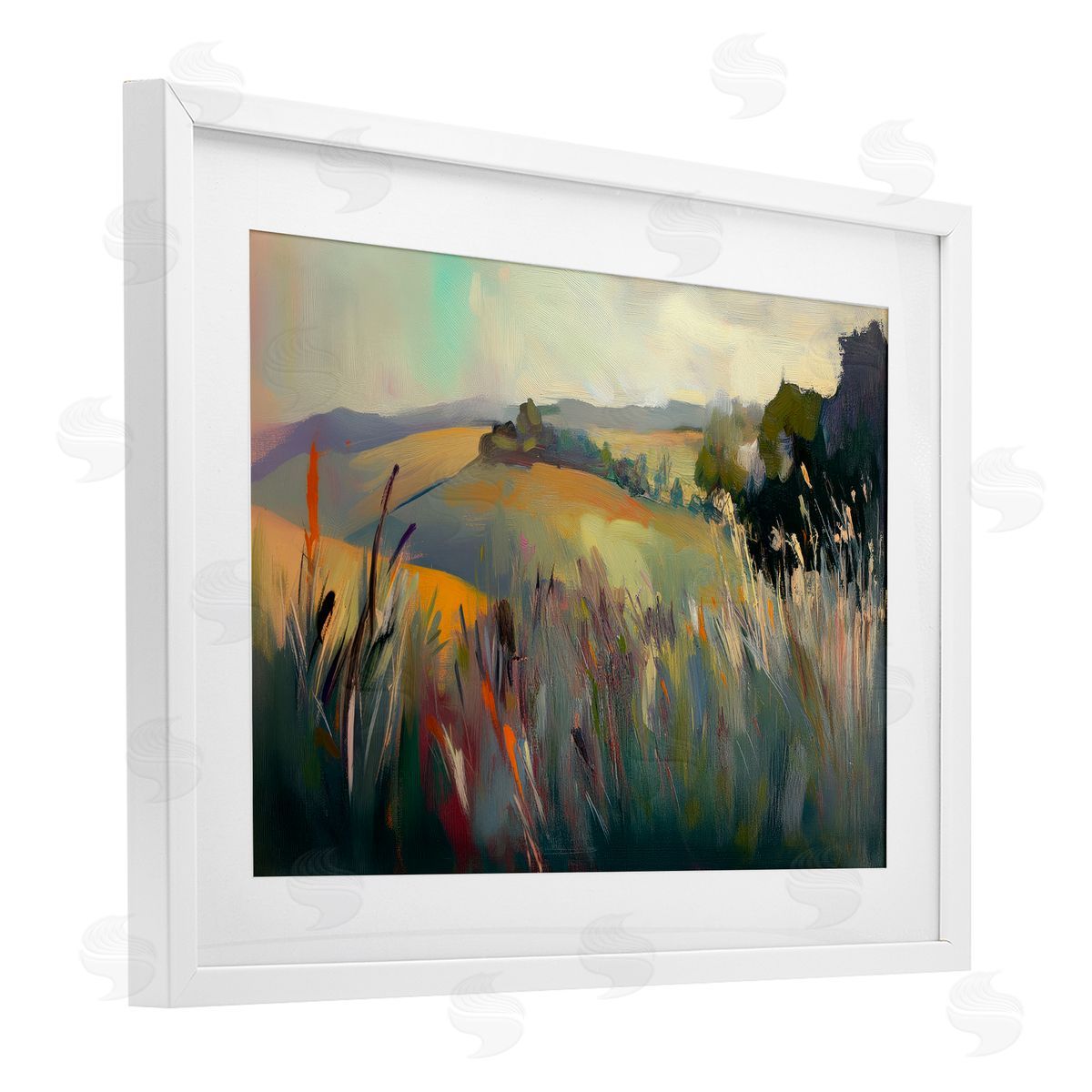 Elara Yasna Tranquil Plains Landscape Canvas Wall Art Print