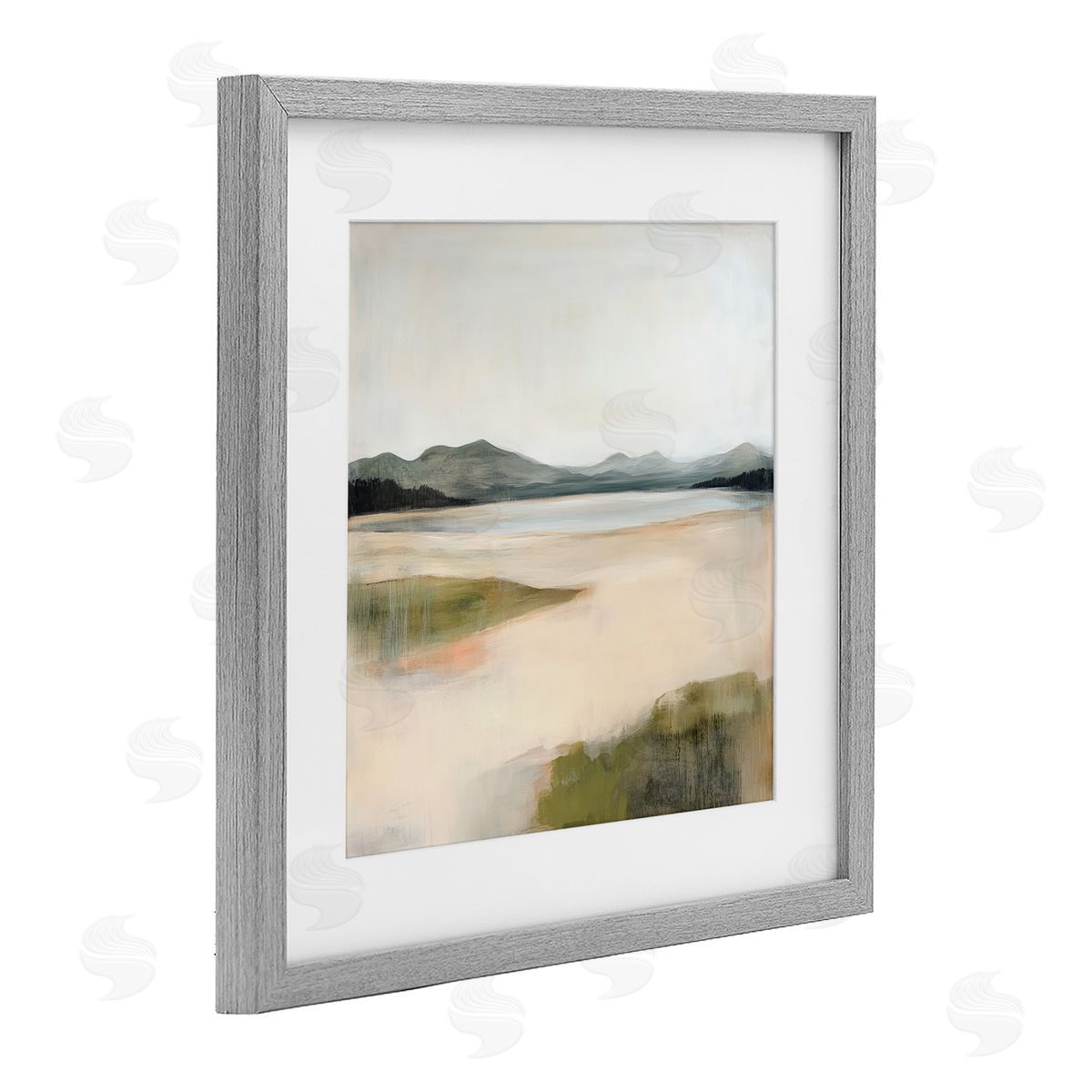 Raymond Powers High Mountain Lake Canvas Wall Art Print
