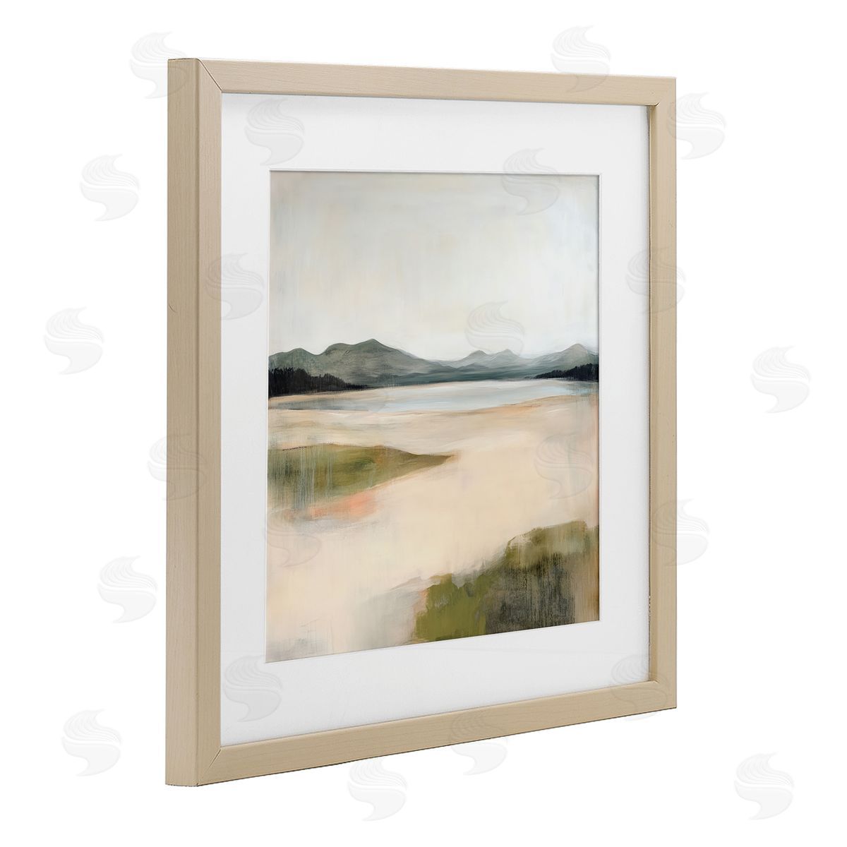 Raymond Powers High Mountain Lake Canvas Wall Art Print
