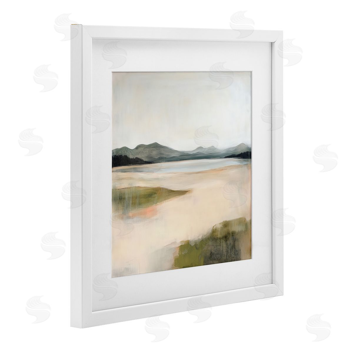 Raymond Powers High Mountain Lake Canvas Wall Art Print