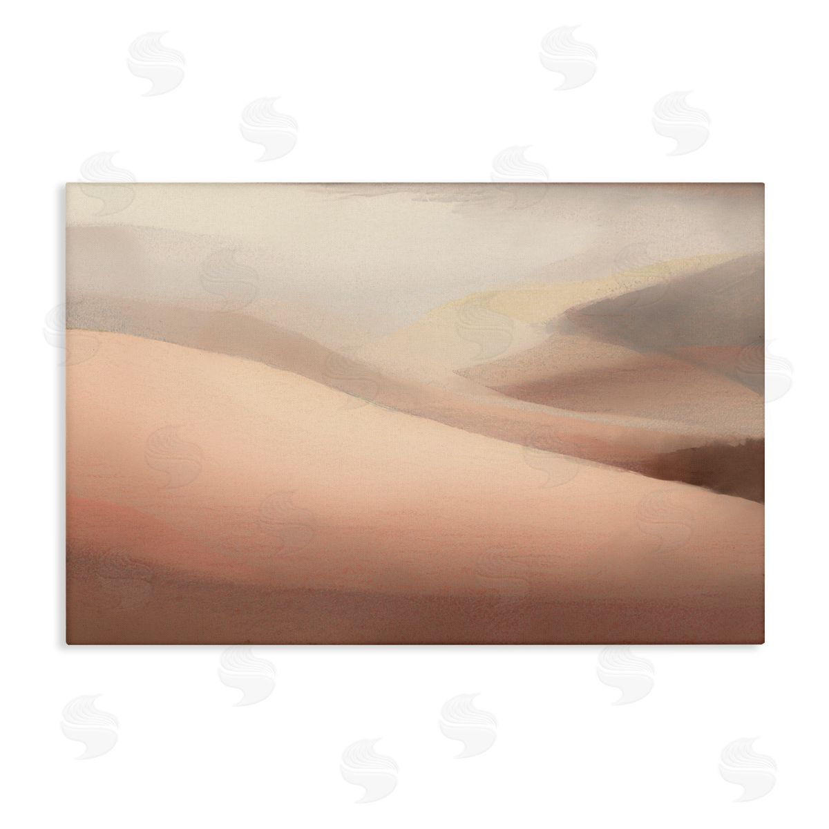 Norm Stelfox Pink Dunes Abstraction Canvas Wall Art Print
