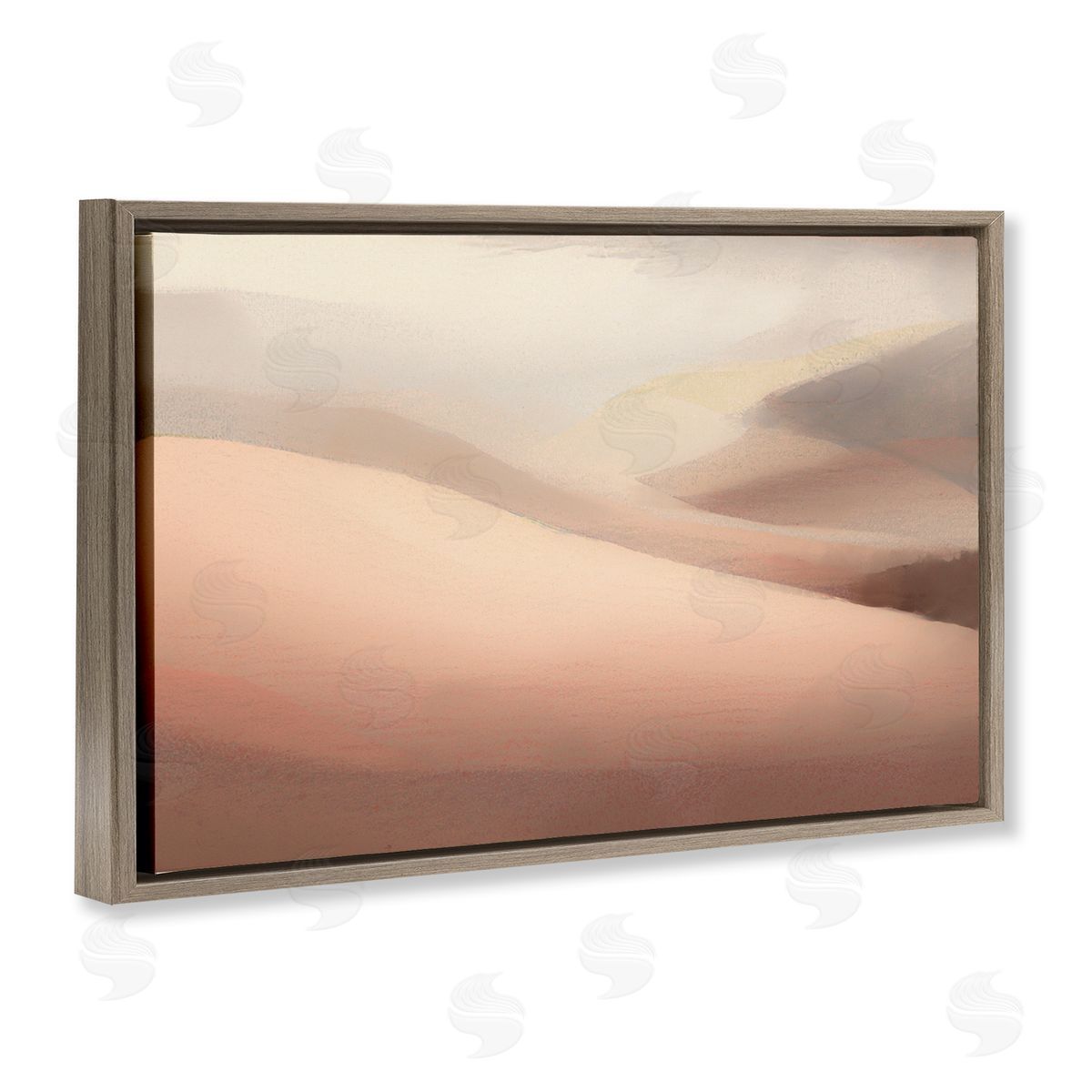 Norm Stelfox Pink Dunes Abstraction Canvas Wall Art Print