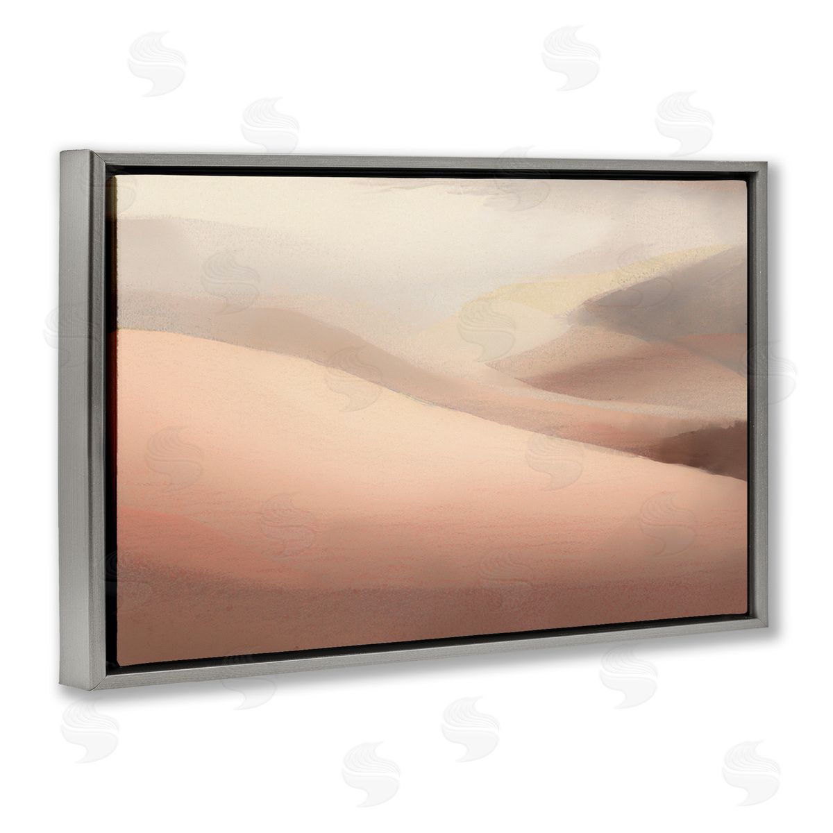 Norm Stelfox Pink Dunes Abstraction Canvas Wall Art Print
