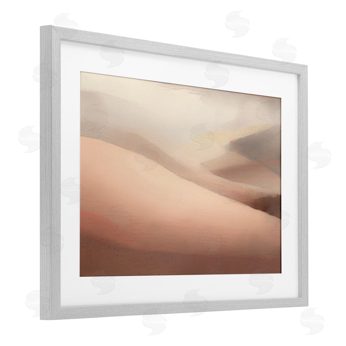Norm Stelfox Pink Dunes Abstraction Canvas Wall Art Print