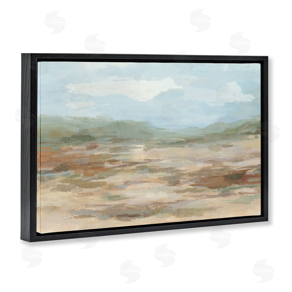 Hannah Dawson Desert Calm Abstract View Canvas Wall Art Print