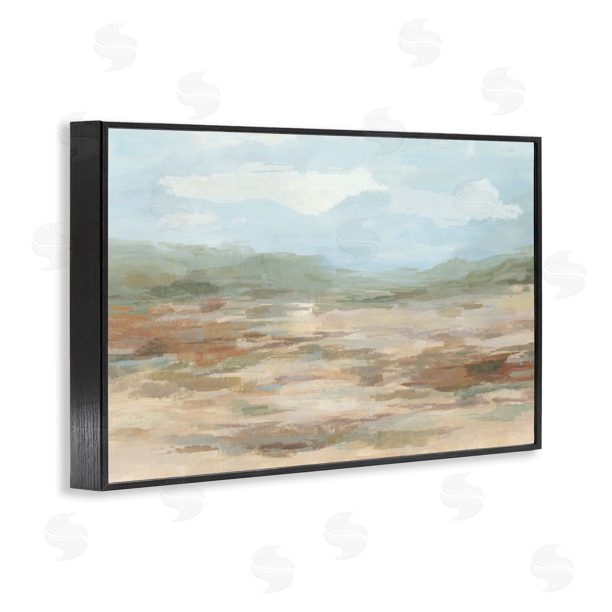 Hannah Dawson Desert Calm Abstract View Canvas Wall Art Print